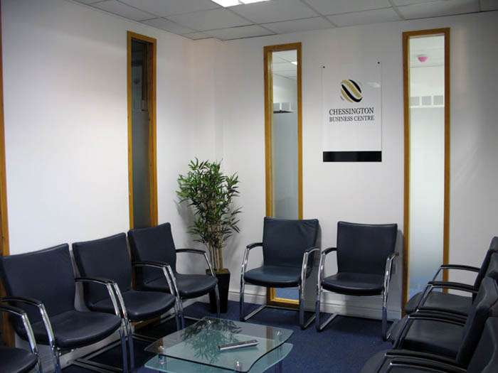 Chessington Business Centre's waiting room