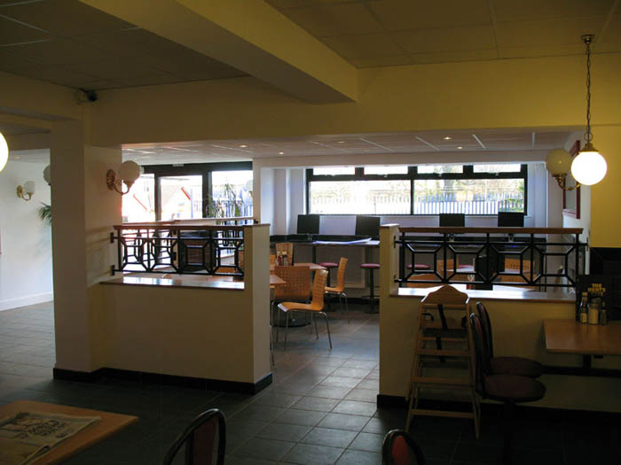 Hunts Cafe VIP area